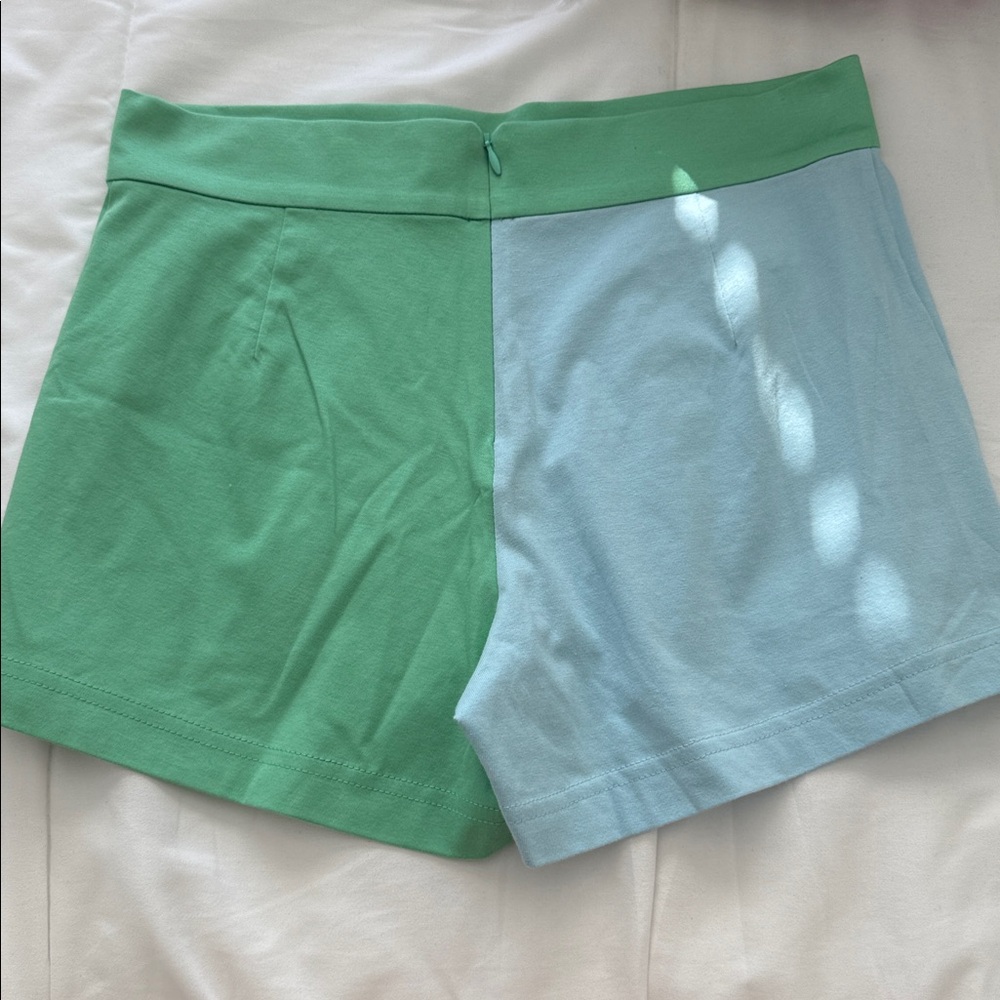 Coco Shop Colorblock Panel Shorts Size M - Picture 4 of 6